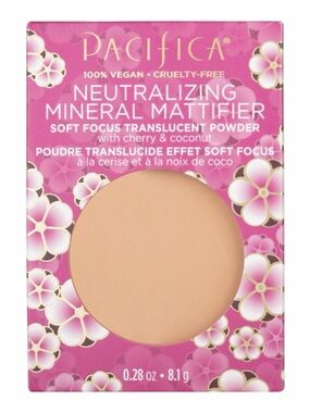 PACIFICA SHADE 1 NEUTRALIZING MINERAL MATTIFIER TRANSLUCENT POWDER 0.28 OZ